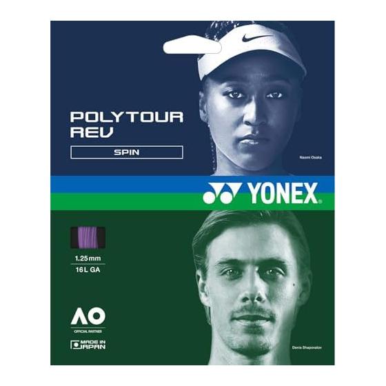 YONEX Теннисная Жесткая Теннисная Струна Натуральная Полиуретановая Высокое Вращение Спин