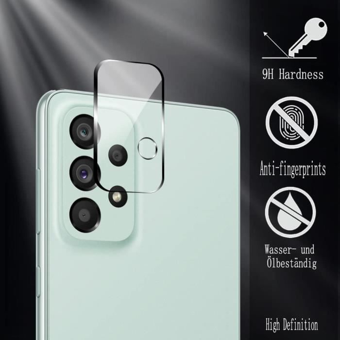 2 verres trempés caméra arrière pour samsung galaxy a33 5g