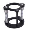 Router Lifting Base 2 Jaw Clamping Hand Crank Lift Base for 64 66mm Small Trimming Machine Slotting Chamfering Black