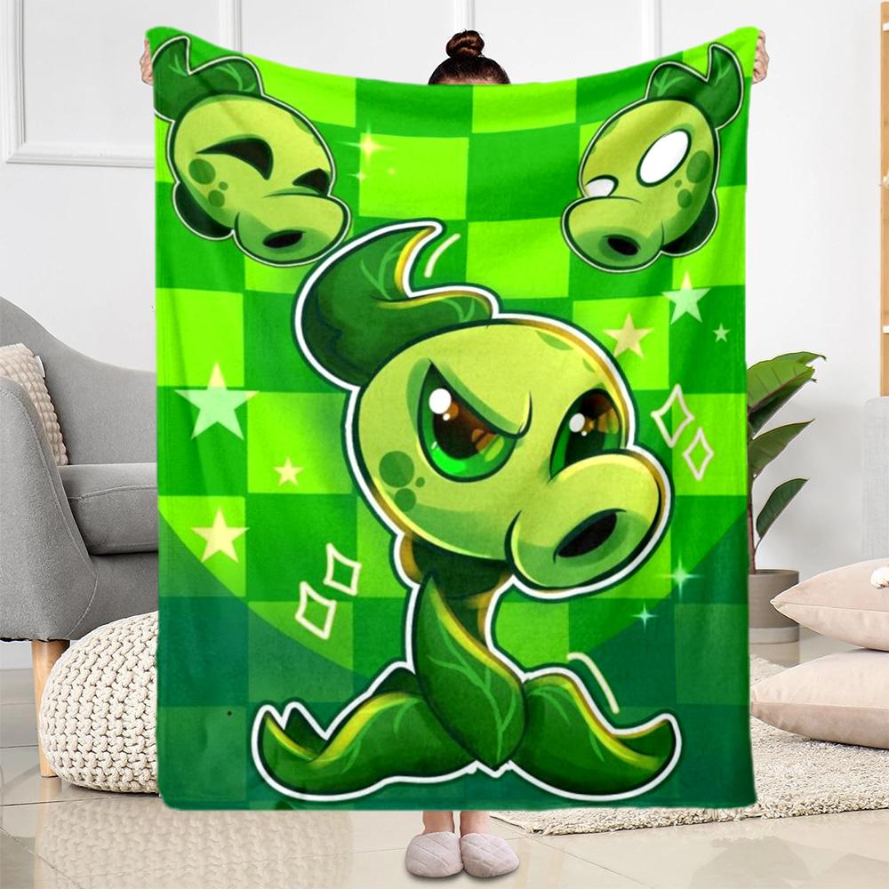 Plants vs. Zombies blankets Suitable for sofas, travel, living rooms also a good gift for friends and family Suitable for all seasons.