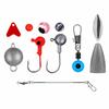 257PCS Fishing Lure Set Metal ABS Corrosion Resistance Anti Winding Fishing Hook Kit for Outdoor with Orange Storage Box