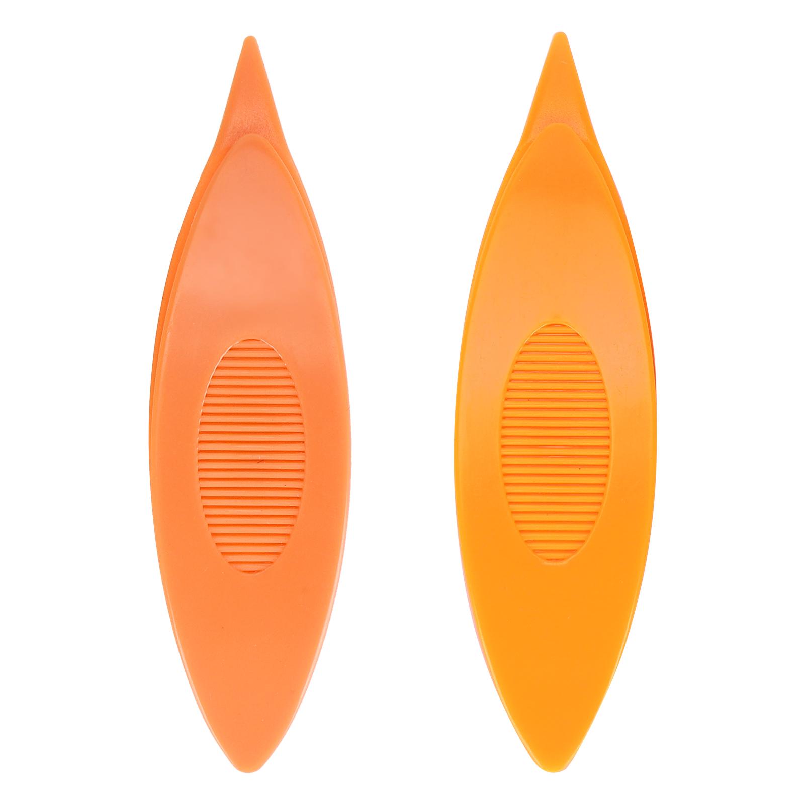 

Човники для фріволітетів 2 шт. Пластикові човники для фріволітетів Інструмент для рукоділля для ручного шиття В’язання Orange Bright Orange Orange +