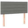 VidaXL Headboard Bedroom Furniture Bed Accessory Single Bed Headboard Interior Dark Grey 90x5x78/88 346117