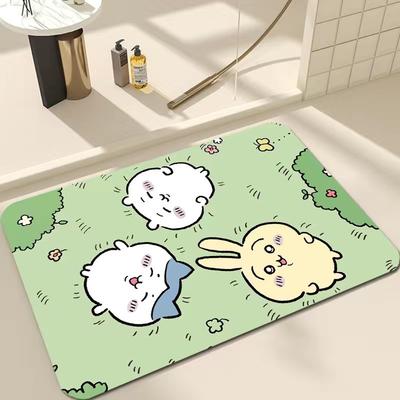 Kreslená podlahová rohožka Koupelnová rohožka Rohožka vchodových dveří Rohožka na dveře toalety s přísavkou