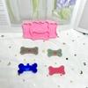 Glossy for Cat/Bone/Fish/Round Tag Keychain Silicone Epoxy Resin Mold DIY Keychain Pendant Jewelry for Anniversary Gift
