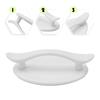 82x49 X29 Mm Door Handle Smooth Strong Home Improvement Refrigerators Self-adhesive Sliding Handle For Doors Curved Handle