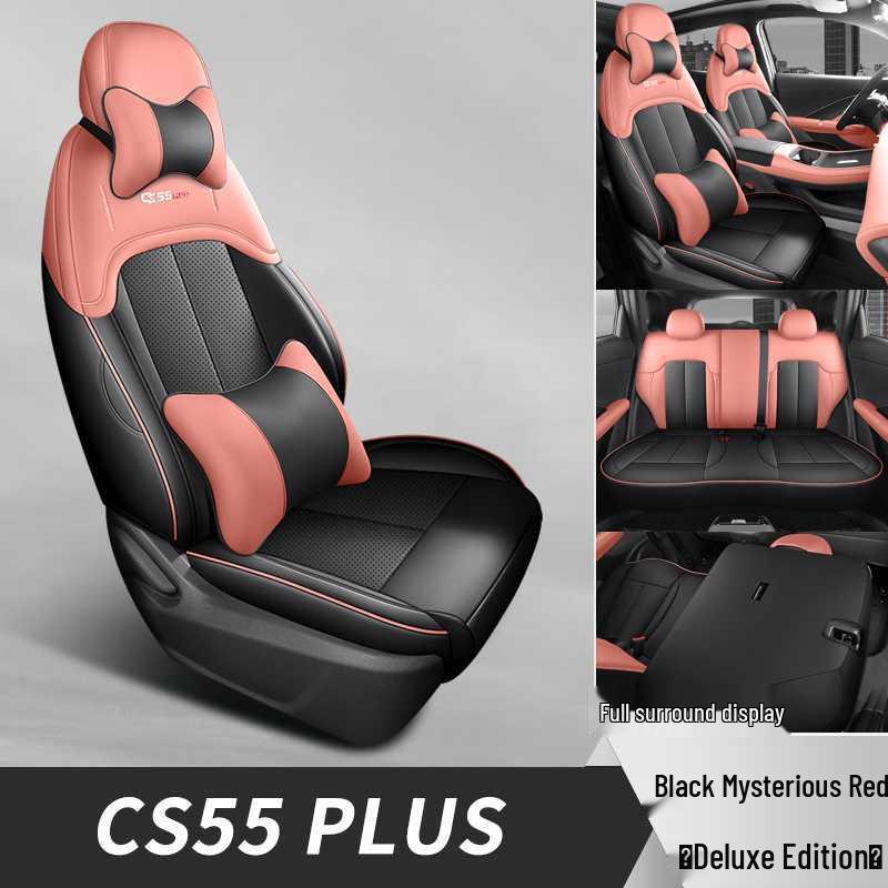 Fourth Gen Changan CS55 PLUS Seat Covers: 26 Model-Compatible, Fully Enclosed, Four-Season Car Seat Cushions.