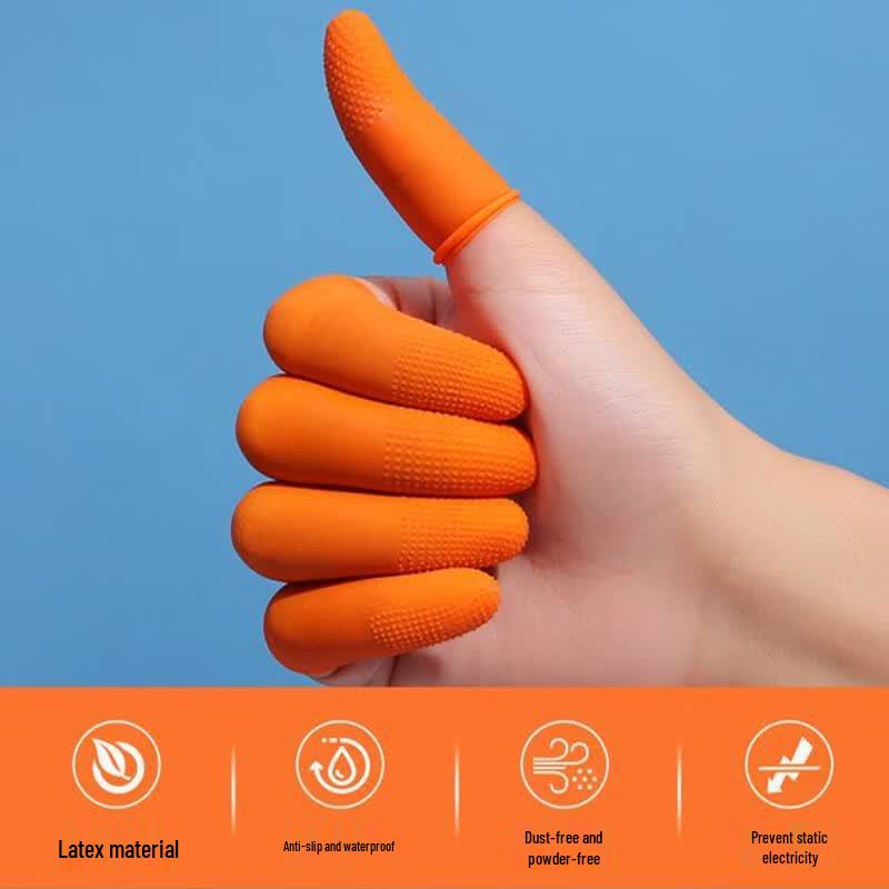Dotted Anti-slip Latex Finger Cots
