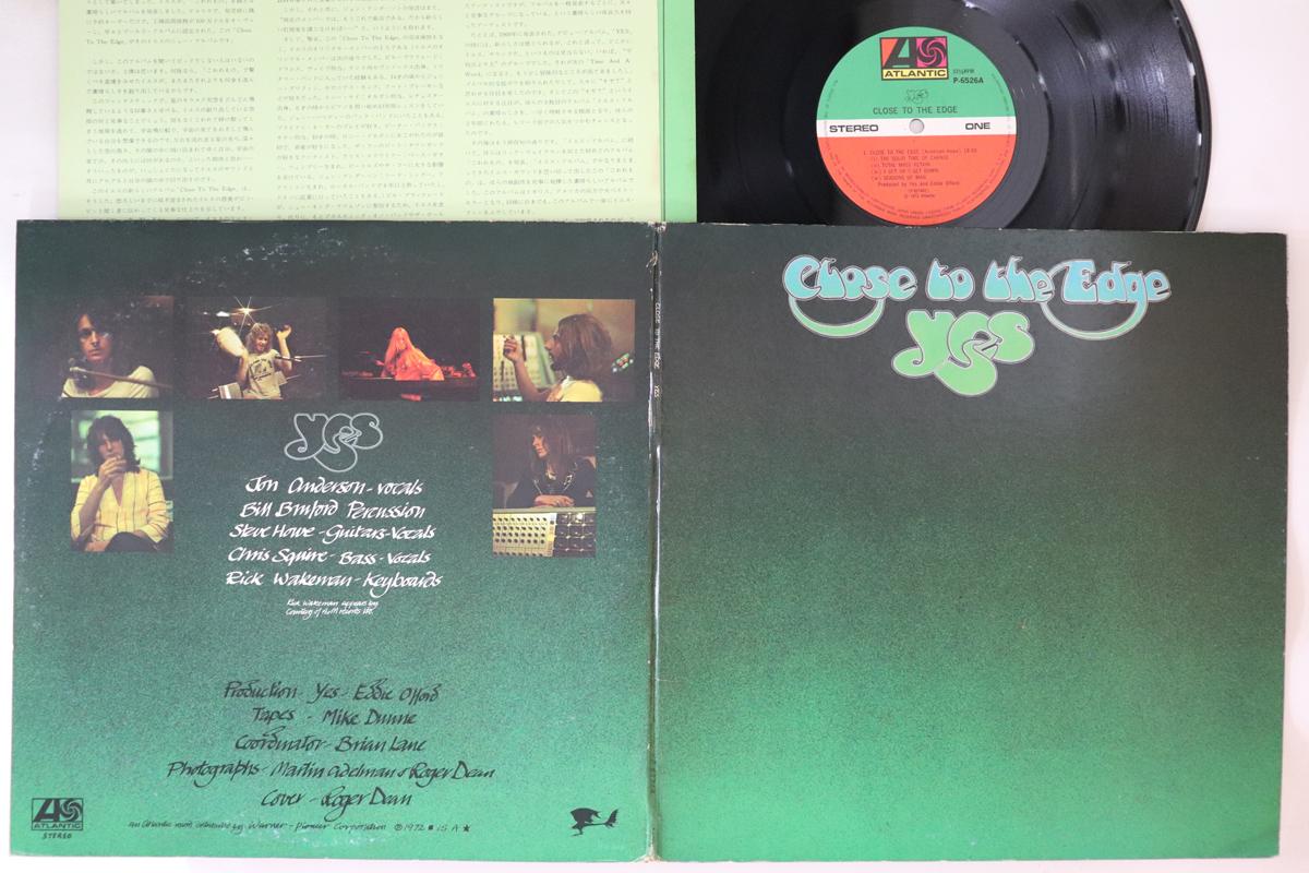 

LP Record - Close To The Edge P6526A ATLANTIC 1972 Japan Rock Used