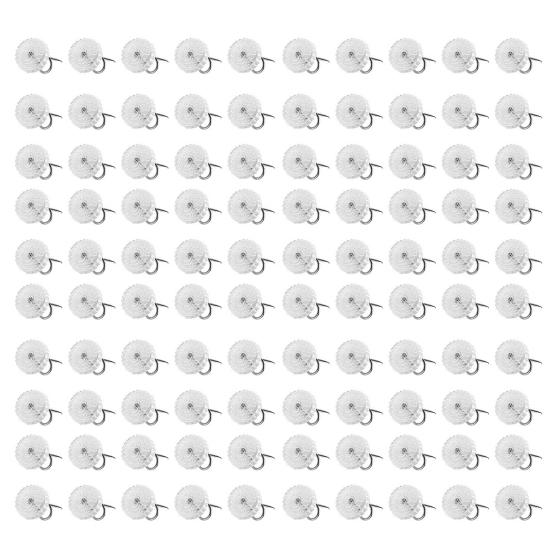 10/20/30/40/50/60/70/80/90/100ks Čalounické otočné špendlíky s průhlednými hlavičkami Drží potahy nábytku, pohovek, přehozy, přehozy na postel, jiné látky Fixační hřebíčky