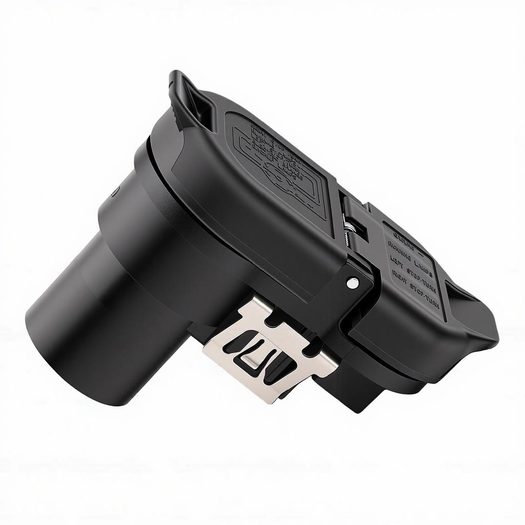 Trailer Brake Harness Towing 7 Pin Round 4 Pin Flat Plug Connector Replacement for Ford E 150 E 250 E 350 E 450 9U5Z