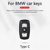 TIIU6 Car Remote Key Case Cover Protector for BMW E90 E60 E70 E87 3 5 6 Series M3 M5 X1 X5 X6 Z4 E71 E72 E88 E89 E91 E92 Car stickers