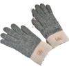 Koreanische winddichte Touchscreen-Winterhandschuhe: Mit Samt gefüttert, gestrickt, Unisex für Studenten, einfarbig.