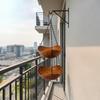 Yousheng Outdoor Bird Feeder, Garden Hanging Bird Feeder, 1 or 2 Bowls Backyard Bird Feeder for Wild Birds Patio Porch