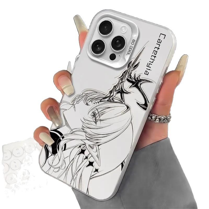 Linien-Cartoon für Apple 16promax Kreativ für IPhone 13/12 Handyhülle 15plus Sturzsicher 11