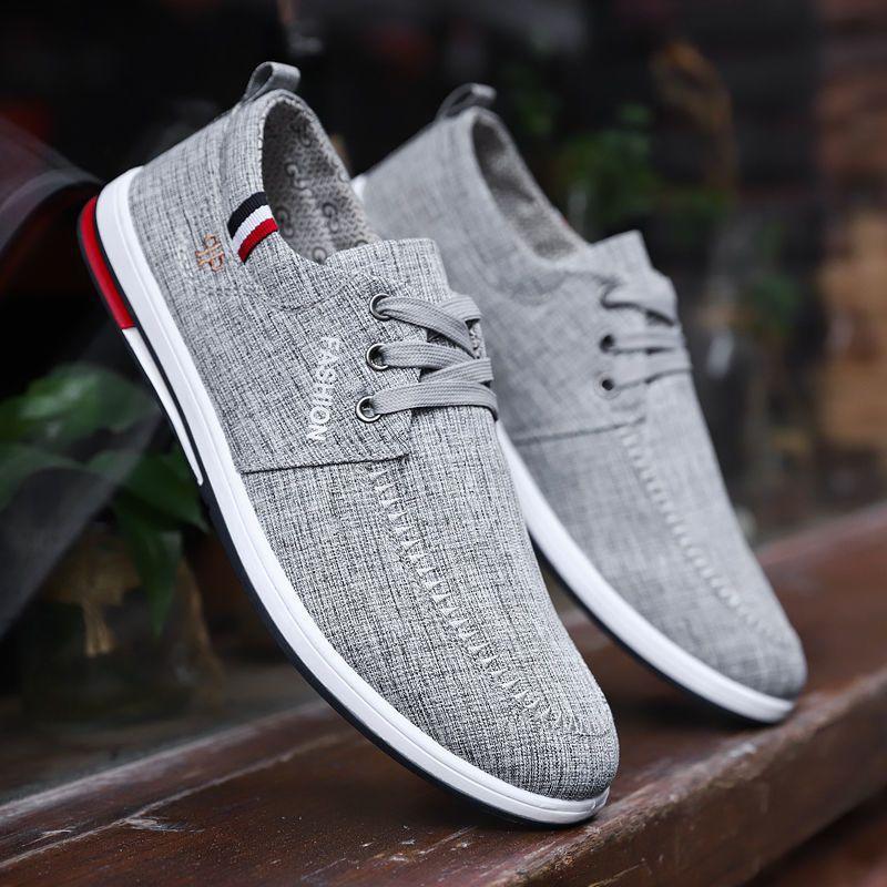 

Весенняя мужская парусиновая обувь дышащая парусиновая обувь мужская повседневная мужская обувь дезодорирующая универсальная обувь для скейтборда 44