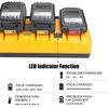 4 Port Li-Ion Battery Fast Charger For DEWALT 12V 14.4V 20V MAX Lithium Battery DCB104 DCB107 DCB115 DCB118 DCB119 DCB102 NEW