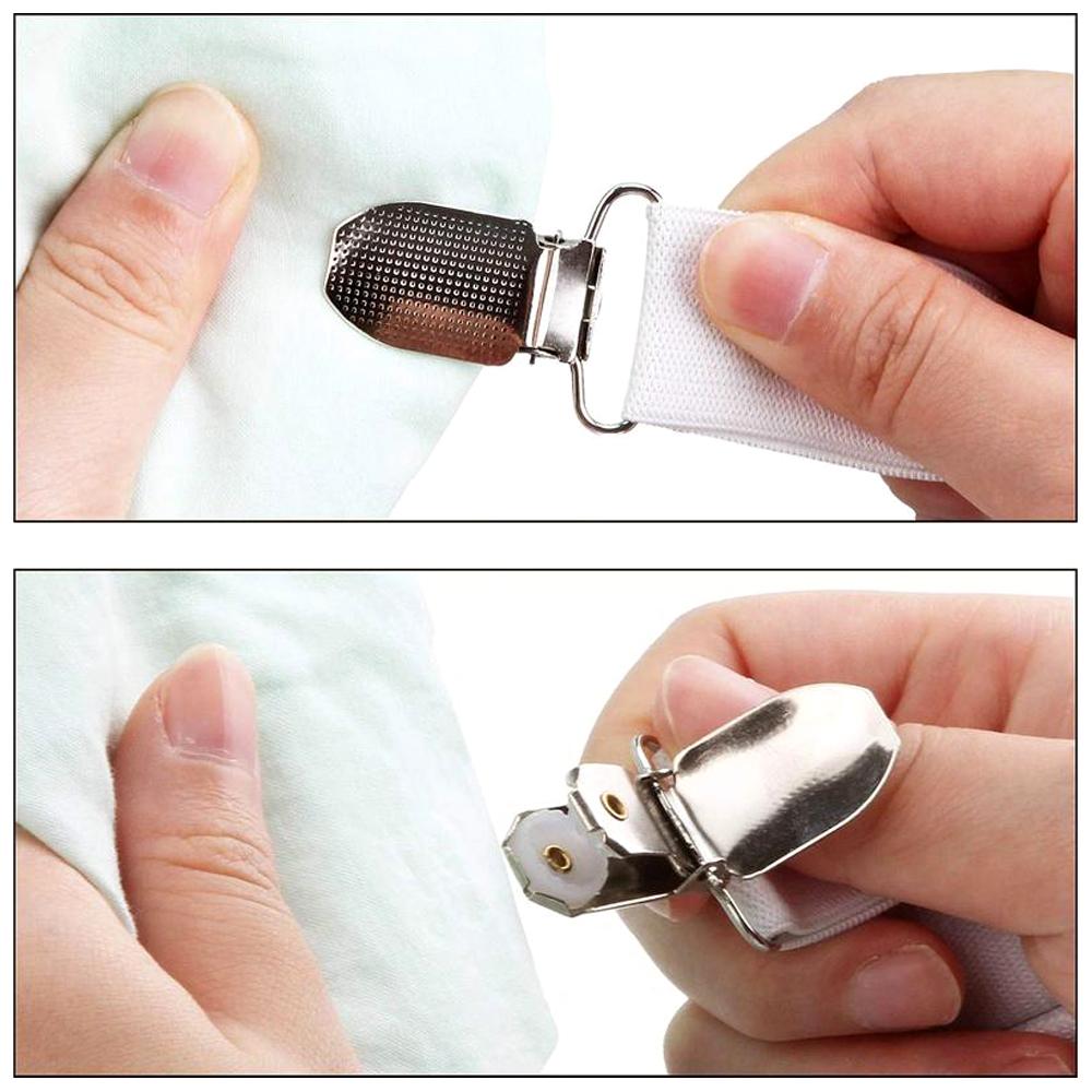 12 Clips Bed Sheet Fixed Clips Universal Adjustable Elastic Non-Slip Strap Mattress Holder Fasteners Blankets Bedding