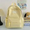 Schoolbag Wholesale High Value Bow Lightweight Small Backpack Japanese Ins Simple High School Student Schoolbag Versatile Backpack