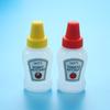 4Pcs 25Ml Mini Tomato Ketchup Bottle Portable Sauce Salad Dressing Container