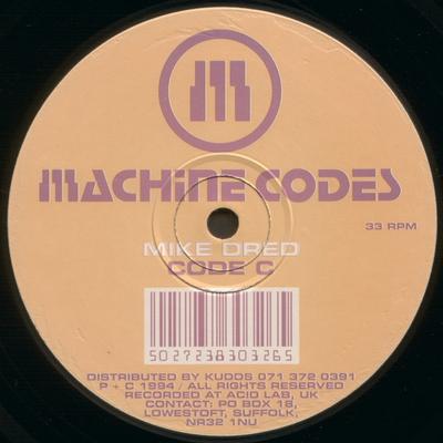 12-Zoll-Schallplatte MIKE DRED - Code C CODEC Machine Codes 1994 UK Dance & Electronica Gebraucht