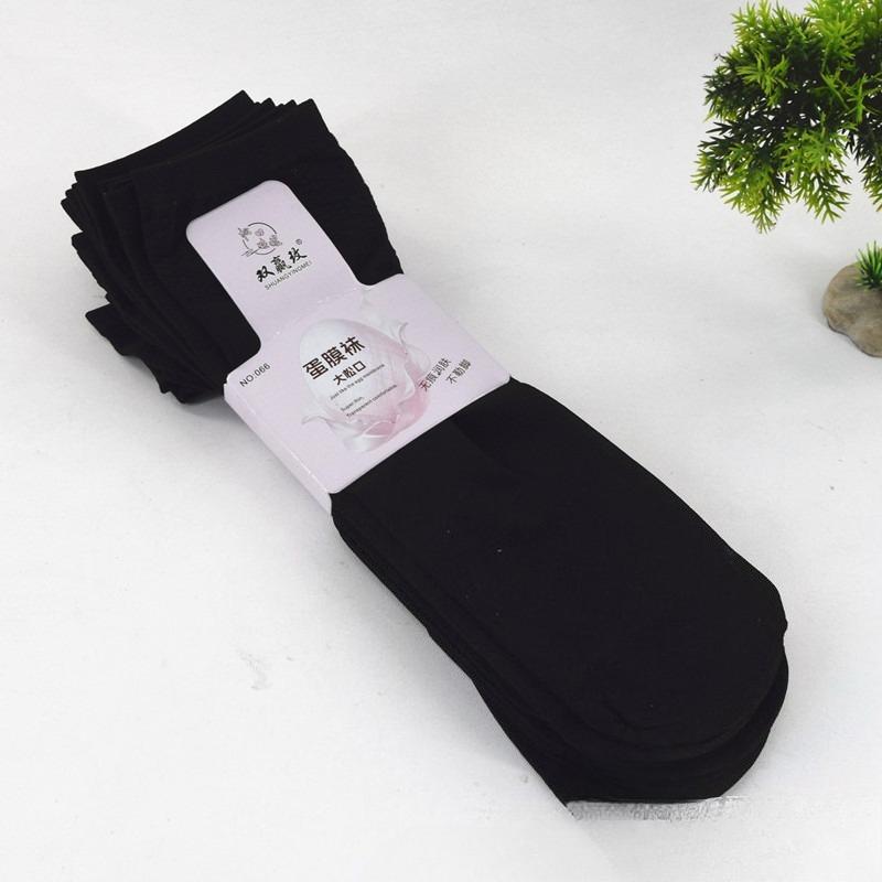 10 Pairs of Women's Short-sleeved Summer Light-weight Thin Style Open-front Moisturizing Open-front Diamond-shaped Stockings