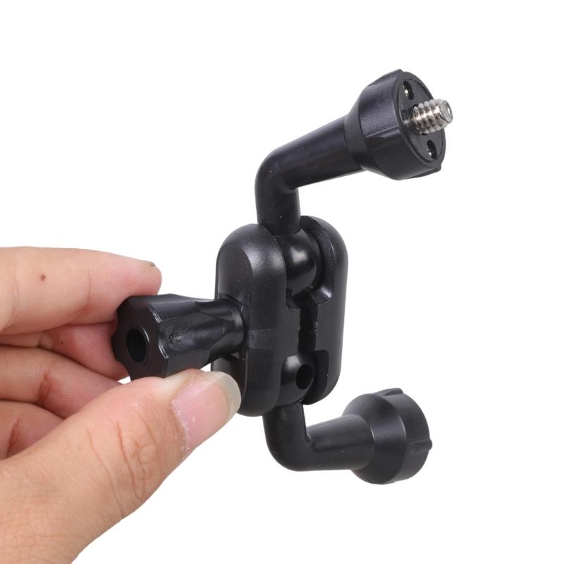 1/4 20 Threaded Camera Bracket Adapter 12cm Metal Plastic Hybrided Connector For Action Cameras Smartphone Clamps