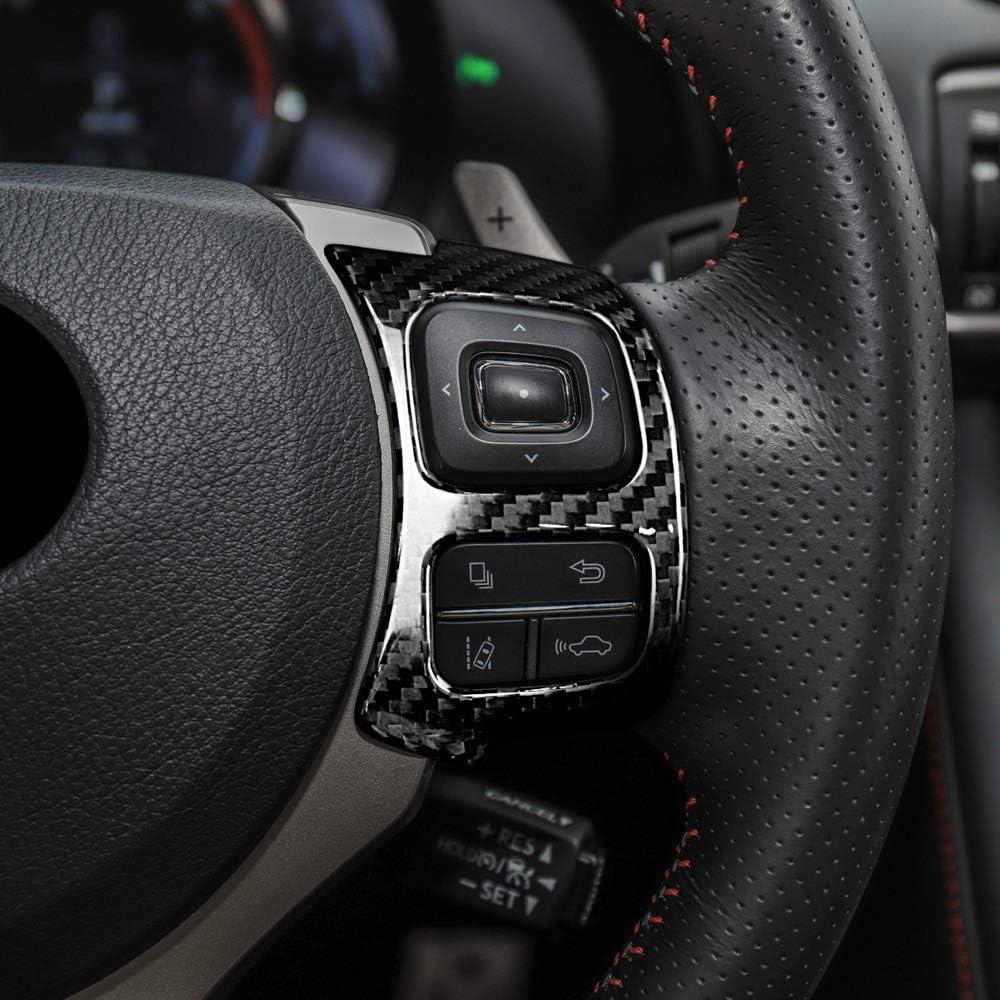 Carbon Fiber Steering Wheel Trim for Lexus IS, RC, NX