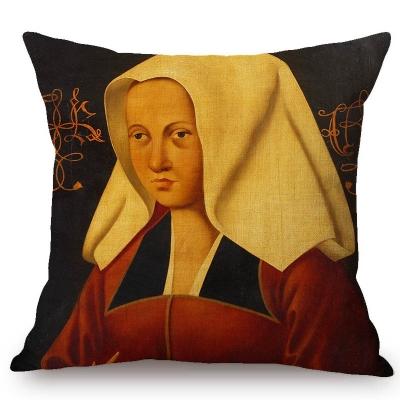 Netherland Artist Rogier Van Der Weyden Religion Jesus The Cross Virgin Mary Art Sofa Decoration Pillow Case Linen Cushion Cover
