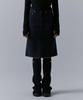Teulimingbeodeu One Button Denim Set-Up Skirt [ Indigo ]