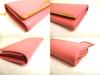 Authentic PRADA Saffiano Metal Pink Leather Bifold Long Flap Wallet #a126  Refurbished