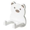 Wall Mounted Hair Dryer Stand Cute Bear Design Strong Bearing Capacity Easy Installation Universal Blow Dryer Holder