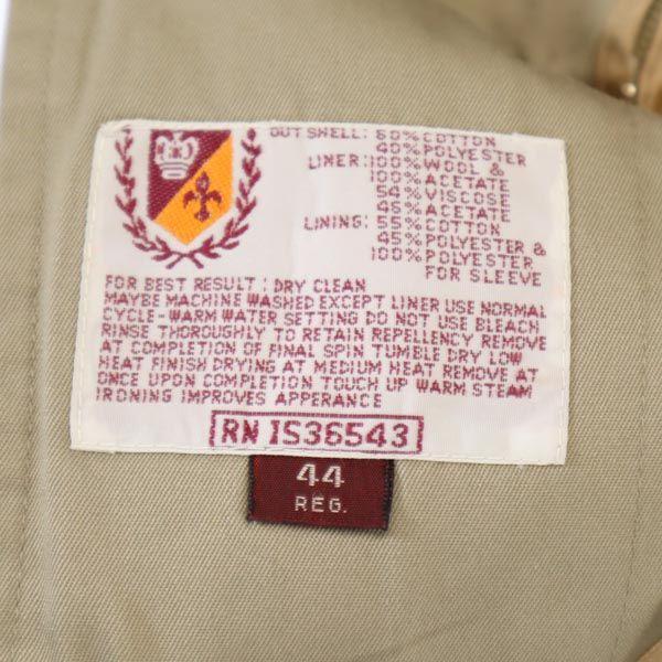 BARACUTA 2WAY Stainless Collar Coat 44 Beige Men's Used