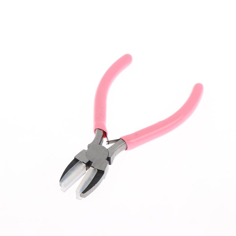 1Pcs Flat Nose Pliers Double Nylon Jaw Pliers Jewelry Plier Wire Straightentener Craft And Diy Tool Kit For Jewelry Making