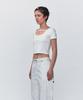 REST&RECREATION Rr Strap Crop Top_White