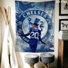Chelsea Wandteppich Ästhetisches Wandbehang Gedruckter Stoffdecke Dekorative Wandteppiche für Schlafzimmer Wohnzimmer Heimdekoration