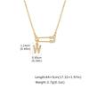 Sparkling Zircon A-Z 26 Letters Necklace for Women, Unique Pin Pendant Necklace, Little Luxury Fashion Jewelry Gifts