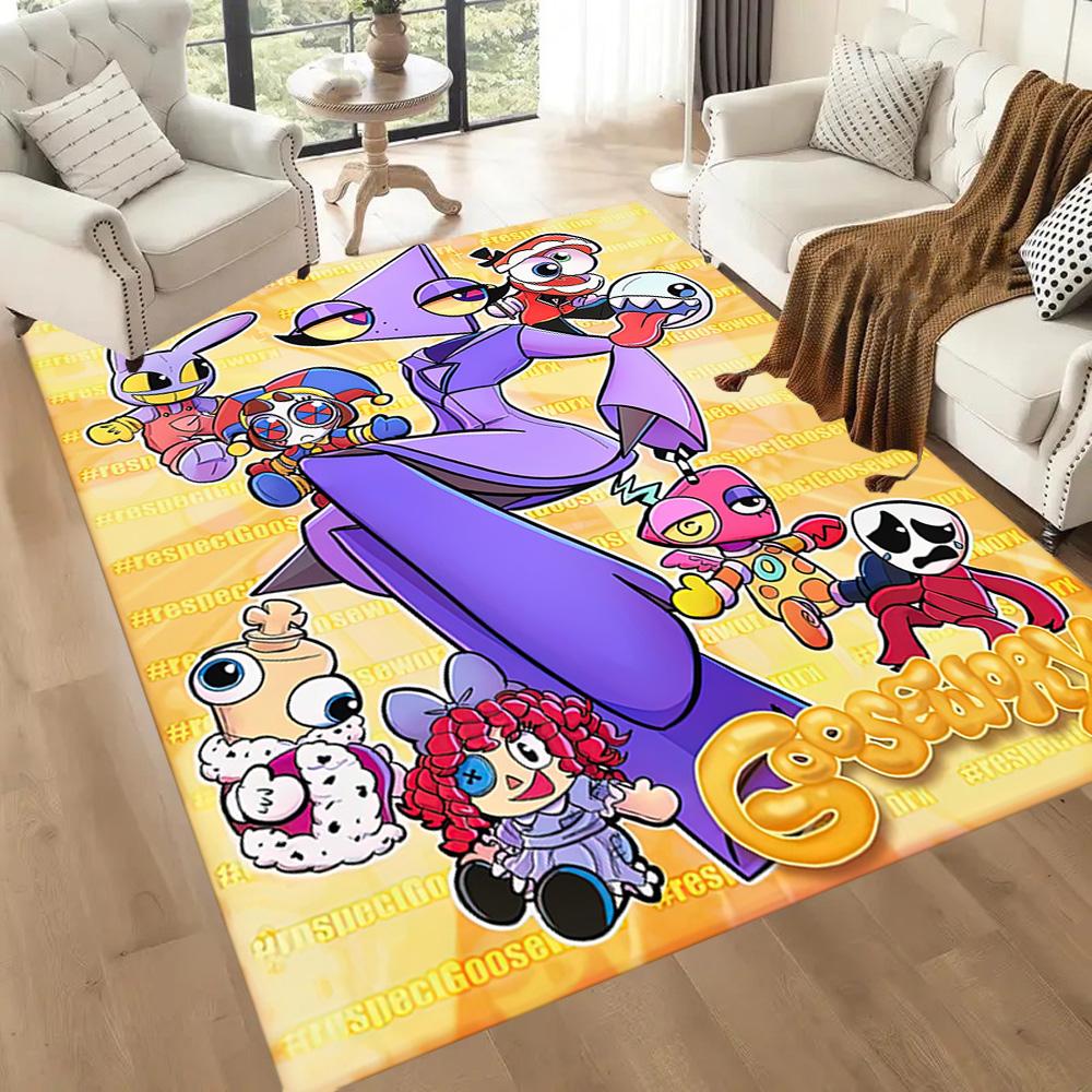I tappeti quadrati The Amazing Digital Circus sono un'ottima scelta per soggiorni, camere da letto, decorazioni per la casa e come regali.