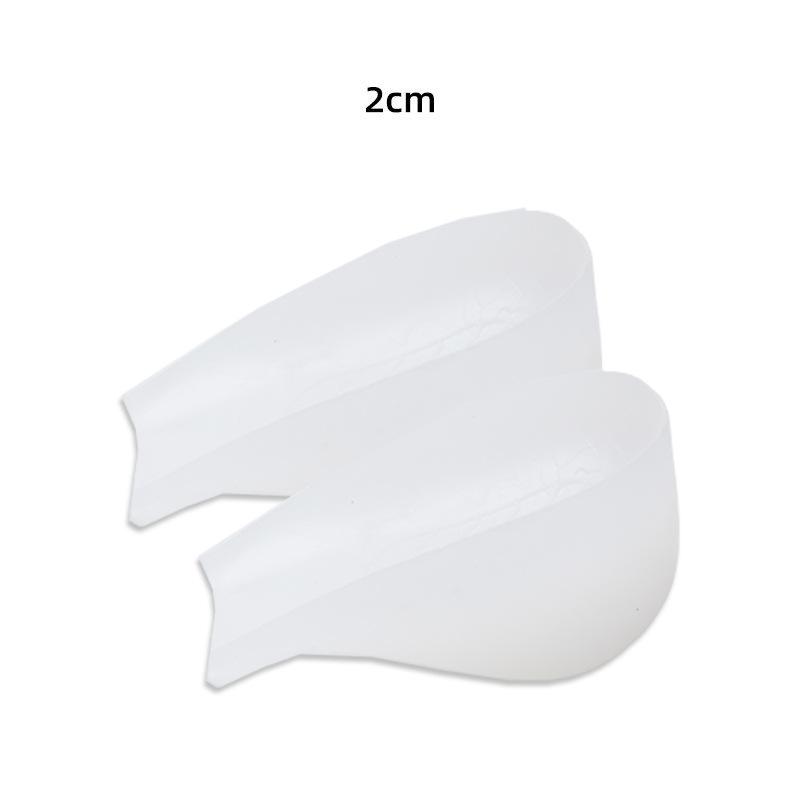 Douyin Women's Invisible Silicone Heel Pads - Transparent, Anti-Slip, Height Boosting Insoles