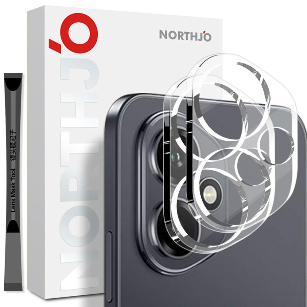 

NORTHJO 2Pcs For Honor 400 5G (Global) Camera Lens Protector Tempered Glass Clear Lens Film 3D Full Coverage A