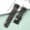 Black Gold Rubber Resin Watch Strap for Casio GA110/400/700/GD120/140