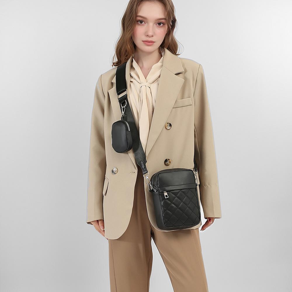 Bolsas de Ombro Femininas JYL TS Bolsa Envelope 213 Transversal PU Retrô Bolsa Losango
