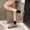 Fashion Retro Platform Plus Warm Shoes for Woman Chunky Work Comfrtable Furry Hot Demi-season Comfortable and Elegant Women's Snow Boots