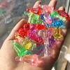50pcs of Acrylic Creative Imitation Jewelry Small Bottles, DIY Decoration Accessories, Mini Ornaments for Micro Landscapes - Mixed Styles and Colors