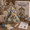 Memory Lantern Bird Punch Needle Kit Fabric Art Craft Adults Stress Relief Decorative Hanging Ornament
