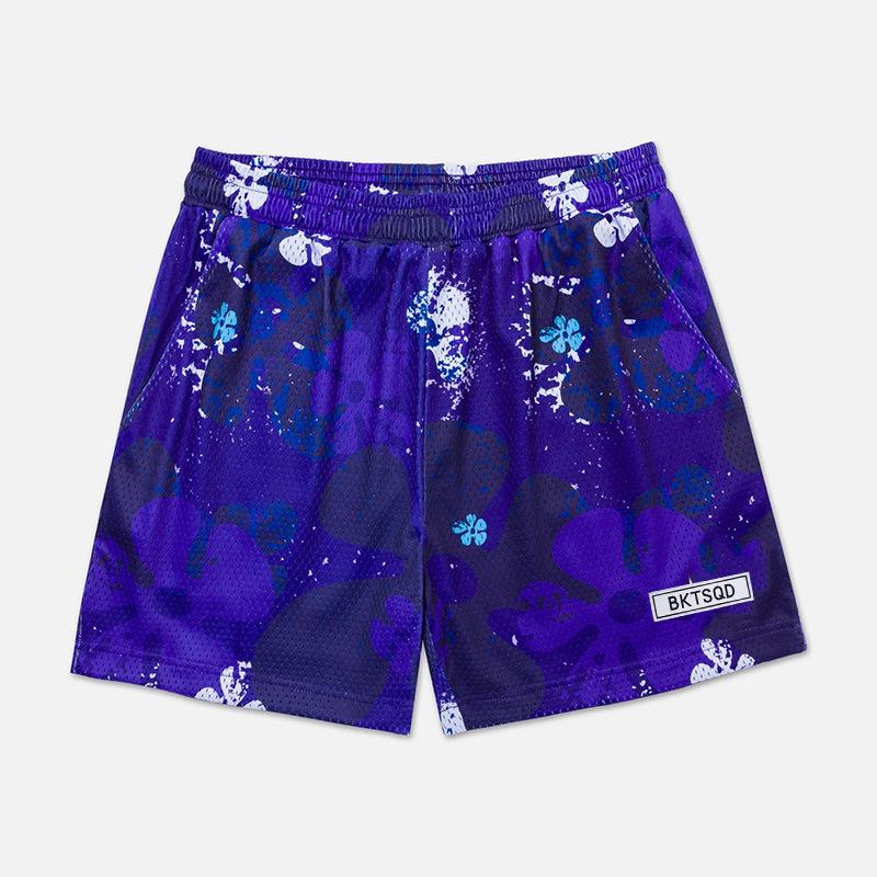 Cartoon Underwater Mesh Men s Quick-Dry Beach Sports Shorts Large