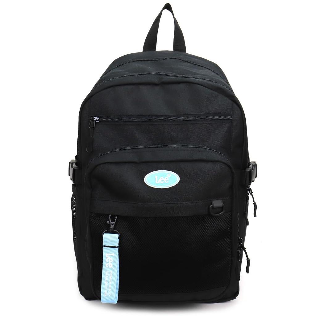 Lee Lucky School Backpack, Large Capacity, Multifunctional, Polyester, Men's and Women's, 32L, Blue