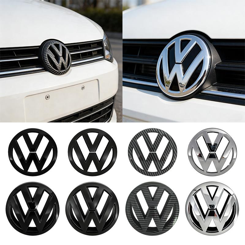 For VW Golf 7.5 5KO853601C Car Accessories Front Grille and Rear Emblem Modified Black Label Logo Cover Car Styling zh3