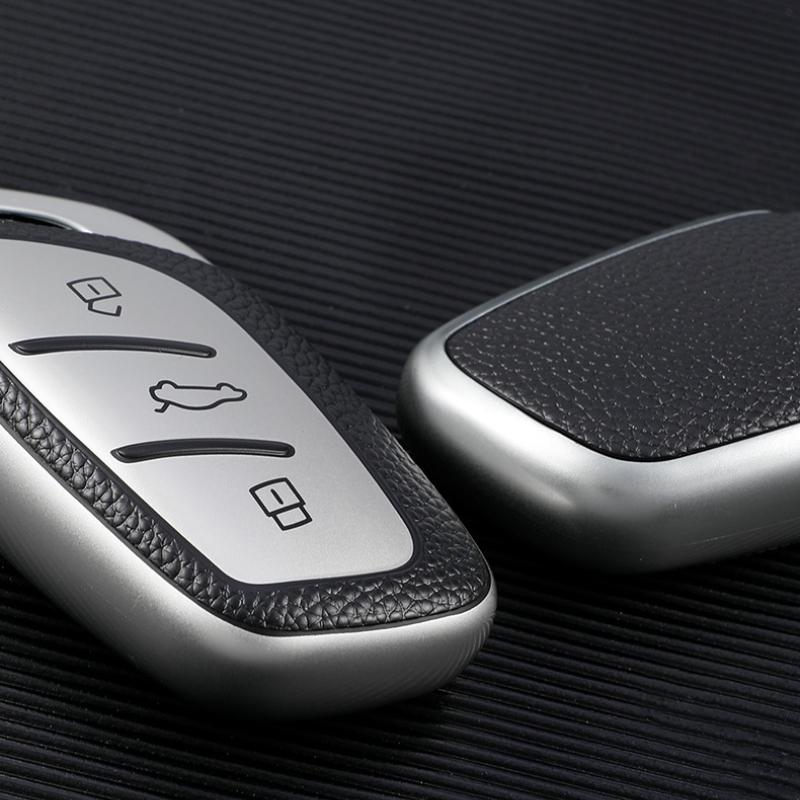 TPU Leather Car Smart Key Cover Case Holder Bag Keychain for Roewe RX5 I5 I6 RX3 RX8 ERX5 for MG ZS EV MG6 EZS Protector
