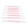 8Pcs Cake Fondant Decorating Tool Set Engraving Pen Cake Supplies DIY Baking ToolsPink